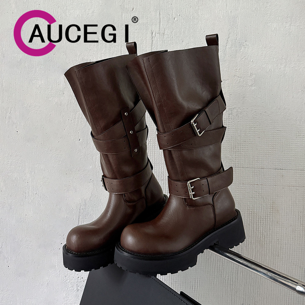 Aucegi جلد طبيعي منصة كتلة الك - مراجعة Leather Classic Strap وسعره