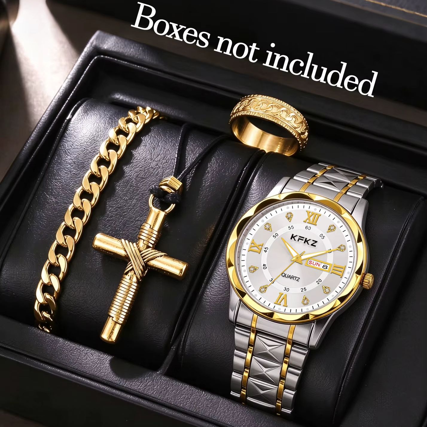 مجموعة من 4 ساعات رجالية كوارت - مراجعة Best Smartwatch Accessories وسعره