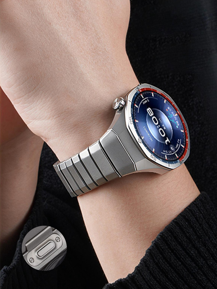 حزام معدني فاخر لساعة هواوي وا - مراجعة Titan Smartwatch Accessories وسعره