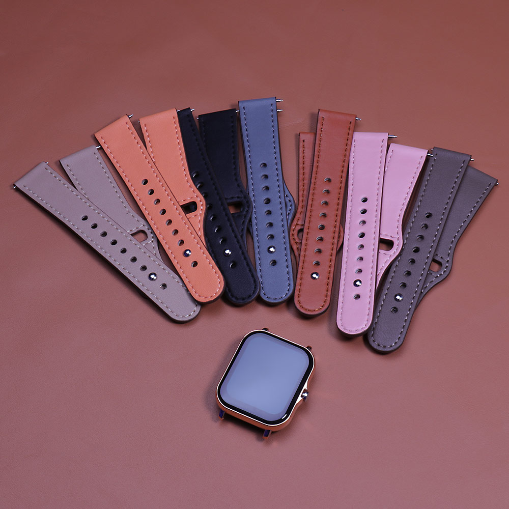حزام ساعة جلدي لساعة سامسونج ج - مراجعة Titan Smartwatch Accessories وسعره