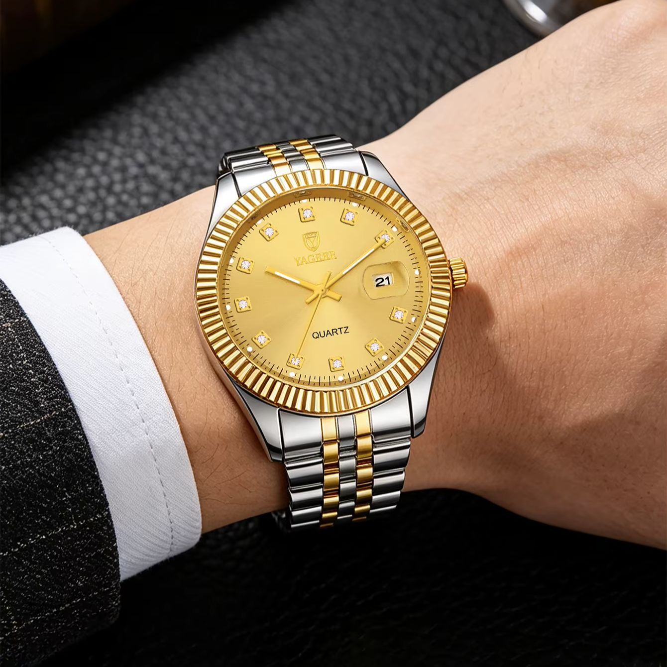 مجموعة من 4 ساعات رجالية كوارت - مراجعة Best Smartwatch Accessories وسعره