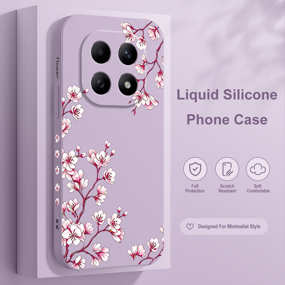 غطاء هاتف بتصميم أزهار الساكور - مراجعة Xiaomi Redmi Note 13 وسعره