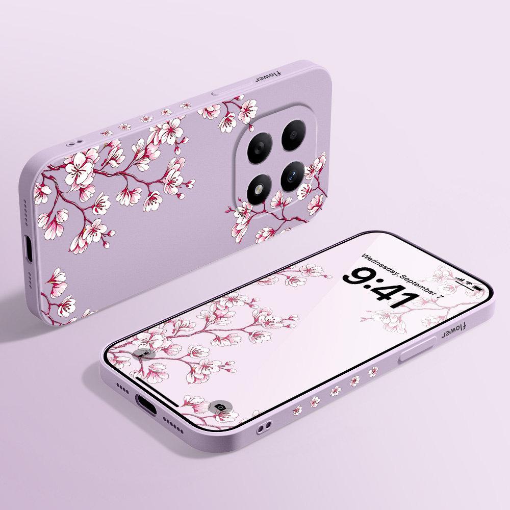 غطاء هاتف بتصميم أزهار الساكور - مراجعة Xiaomi Redmi Note 13 وسعره